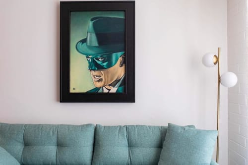 Green Hornet | Paintings by Juan Casas | Villa Royale in Palm Springs