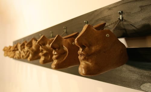12 Faces | Sculptures by Cristina Sanchez