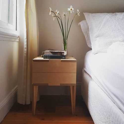 Jigsaw Bedside Tables By Ruben Gray Seen At Private Residence Brunswick Vic Brunswick Wescover