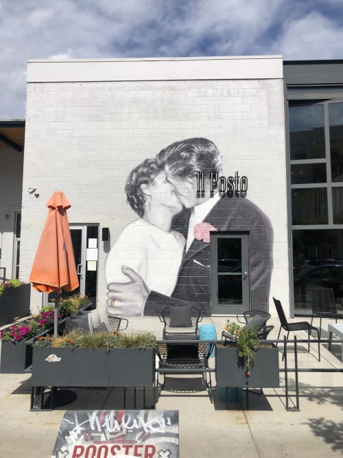 THE KISS | Street Murals by Altitude Murals