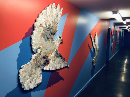 Doves for Peace Mosaic | Public Mosaics by J MUZACZ | Weitzman in Austin