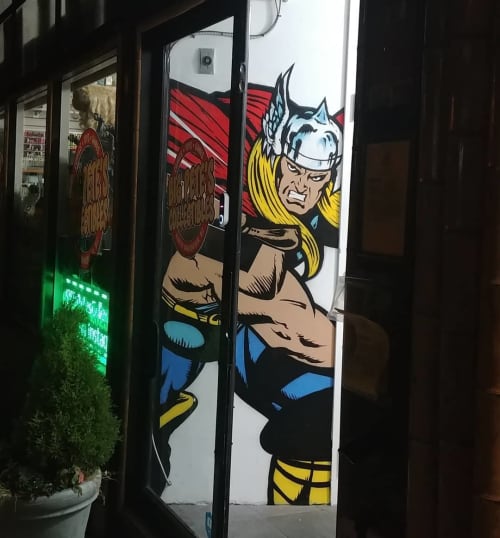 Thor | Murals by Naks | Big Pete's Collectibles in North Vancouver