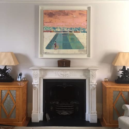 Swimming Pool Painting | Paintings by Dan Parry-Jones