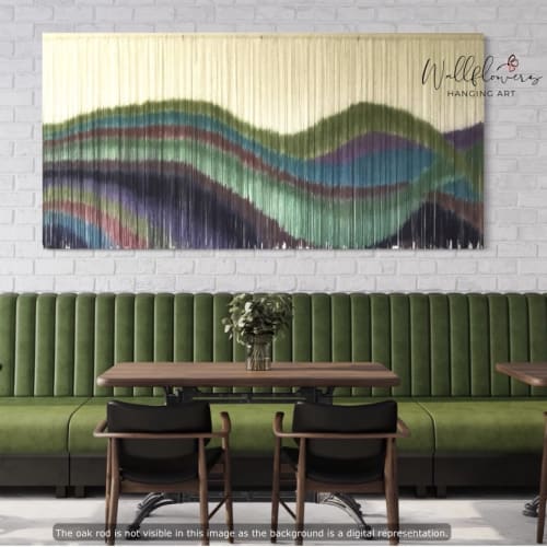 WANDERER Large Bohemian Flowing Multi color Wall Tapestry | Wall Hangings by Wallflowers Hanging Art