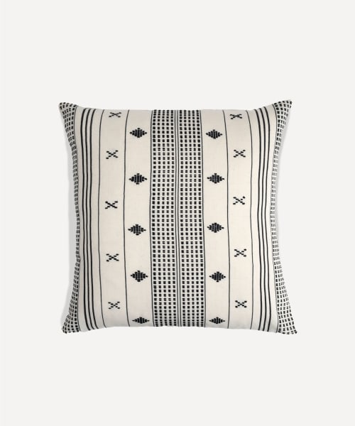 Emiliano Handwoven Cushion Cover (Ivory) | Pillows by Routes Interiors