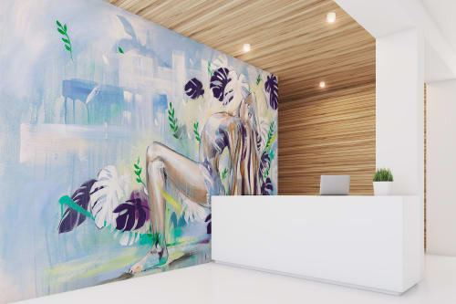 Follow the Sun | Wallpaper in Wall Treatments by Hannah Chloe