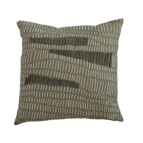 Terrains Pillow | Coal | Cushion in Pillows by Jill Malek Wallpaper