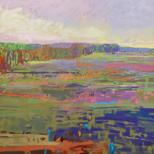 Color Field #24 | Paintings by Jane Schmidt ArtWorks | Riverview Station in Asheville