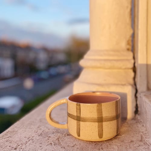 Grid Mug | Tableware by Rebecca Ceramics