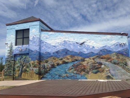 SPREE Building Mural | Murals by Michele Brown | Johnson-Habitat Park in Denver