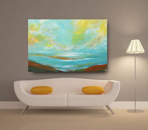 Réconciliation... | Oil And Acrylic Painting in Paintings by art-by-khadija