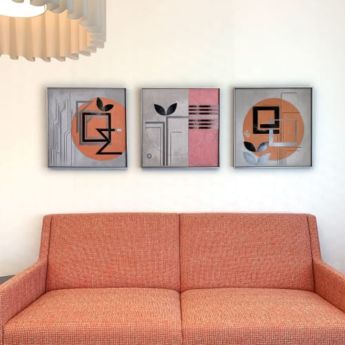 ENCODE: Bloom, Go + Grow | Wall Sculpture in Wall Hangings by Heather Hancock | Chicago IL. USA in Chicago