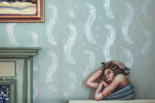 Featherbed Handmade Wallpaper | Wallpaper by Hugh Dunford Wood