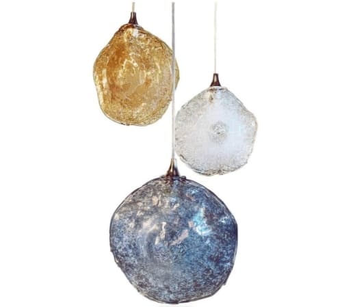 Crystal Glaze Chandelier. Dining Room, Kitchen Island, Foyer | Pendants by Galilee Lighting