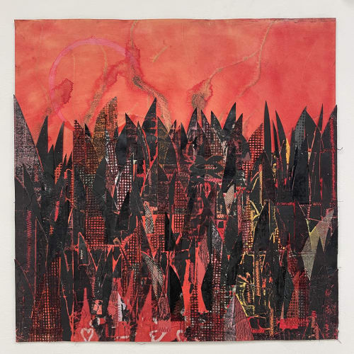 earth heart | Mixed Media by Susan Smereka