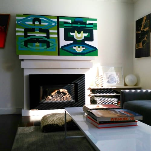 paintings on panel, triptych | Paintings by Sarah Gee Miller
