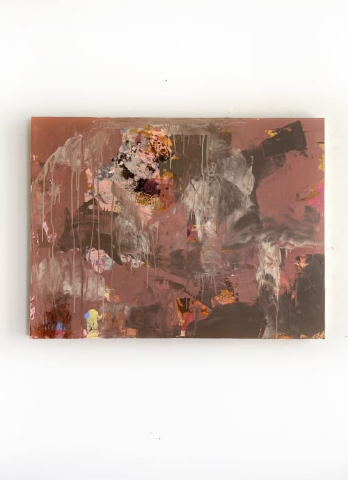 'Umber Russet' Original Painting | Mixed Media by Jessalin Beutler