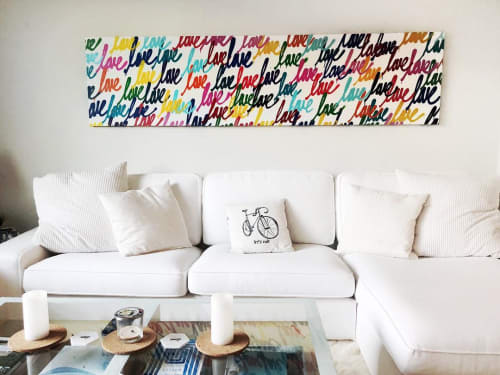 Love | Oil And Acrylic Painting in Paintings by Ruben Rojas