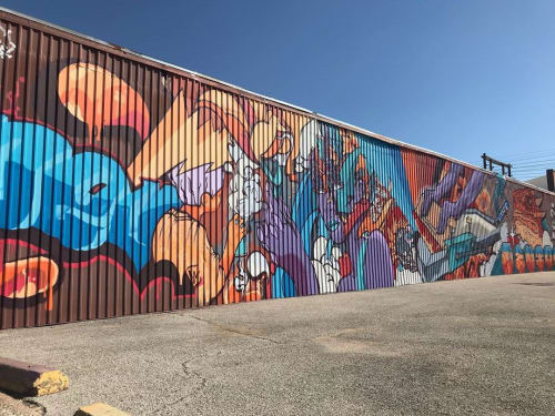 Deviance Mural | Murals by Joerael Numina | Deviance Skate Supply in Wichita Falls