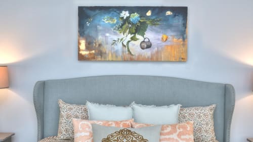 Wedding Bouquet | Paintings by Andie Paradis Freeman | Hagood Homes at St. James Plantation in Southport