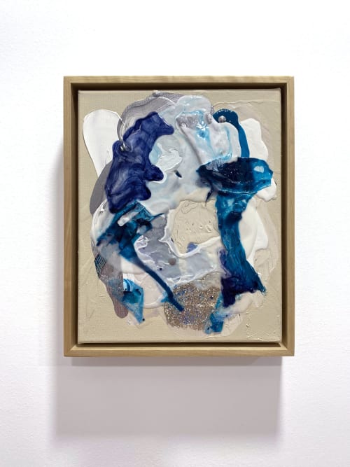 Winter Intervals [NÂº 8] (8 x 10") | Oil And Acrylic Painting in Paintings by Calina Hiriza