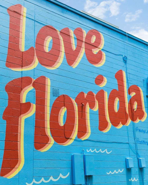 Love Florida | Murals by Lauren Albano | St. Petersburg in Saint Petersburg