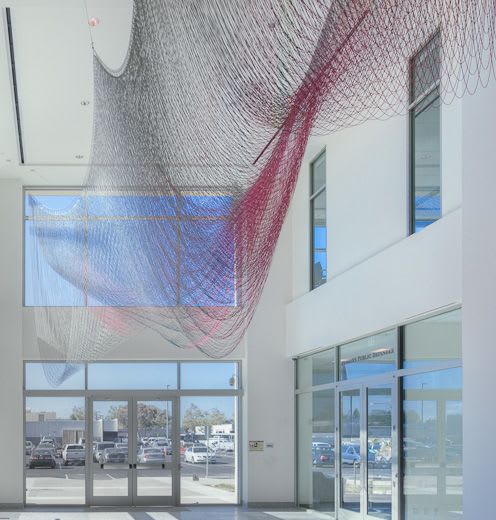 Waterline | Public Art by Benjamin Ball | San Diego County Operations Center in San Diego