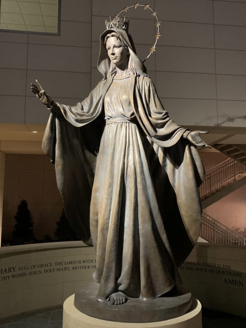 Mary, Queen of Heaven | Public Sculptures by David Alan Clark Sculpture | St. Francis Hospital in Tulsa