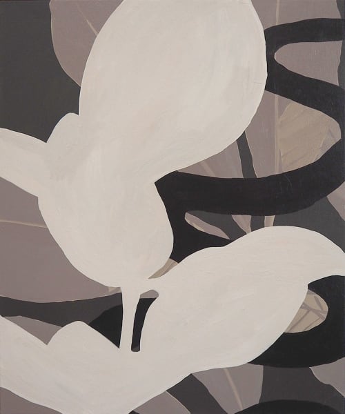 Plant Study 11 | Oil And Acrylic Painting in Paintings by Anne Blenker