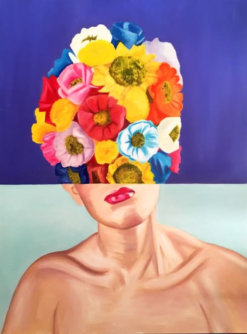 Part Of That Whole #2 | Paintings by Sofia del Rivero