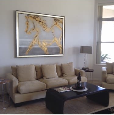 Arabian Express | Mixed Media by Donna B Fine Art, Donna Bernstein, Artist