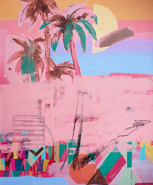 Palm Trees [Transformations] | Paintings by Glib Franko