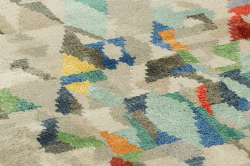 Rug & Kilim’s Abstract Rug with Polychromatic Geometric | Rugs by Rug and Kilim