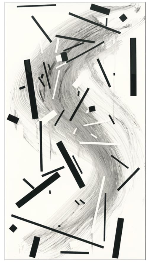 The Space Between Us (No. 8) | Oil And Acrylic Painting in Paintings by ELYSE DEFOOR | Atlanta in Atlanta