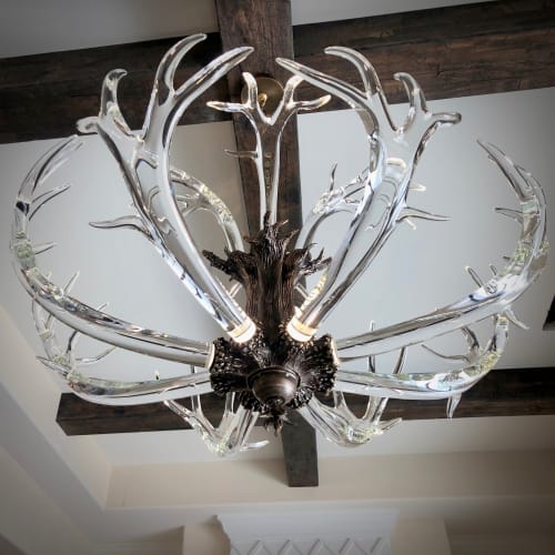 The Crystal Antler Chandelier | Chandeliers by LWSN