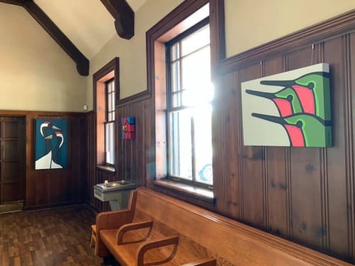 HummingBirds Painting | Paintings by Jeff Kapfer | Kirkwood Station in Kirkwood
