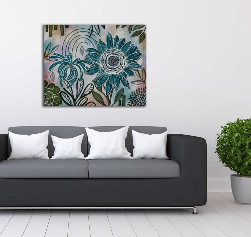 Good Morning Sunflower | Art & Wall Decor by Robin Jorgensen