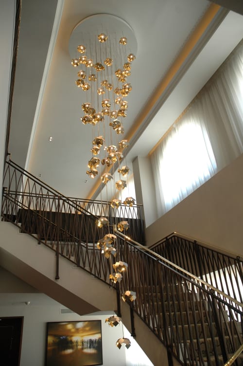 LEM Chandelier | Chandeliers by Ombre Portée | The Langham, London in London