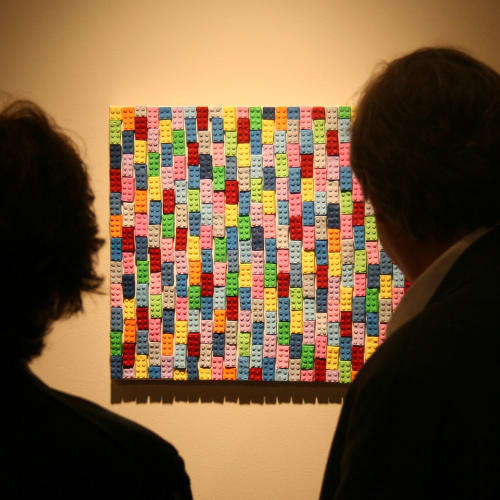 Bricks | Wall Hangings by Emeline Tate | Janssen Artspace in Palm Springs