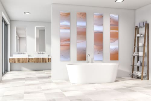 Champagne Toast | Paintings by Nichole McDaniel | Artspace Warehouse in Los Angeles