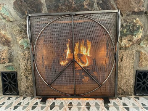 Custom Firescreen | Fireplaces by All Roads