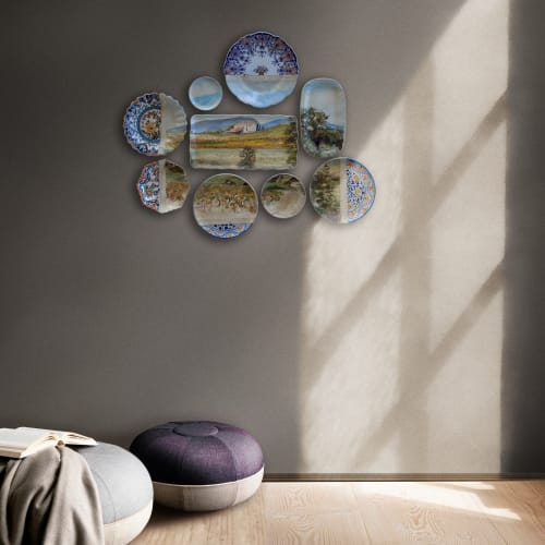 Vineyard in Provence | Wall Sculpture in Wall Hangings by Studio DeSimoneWayland