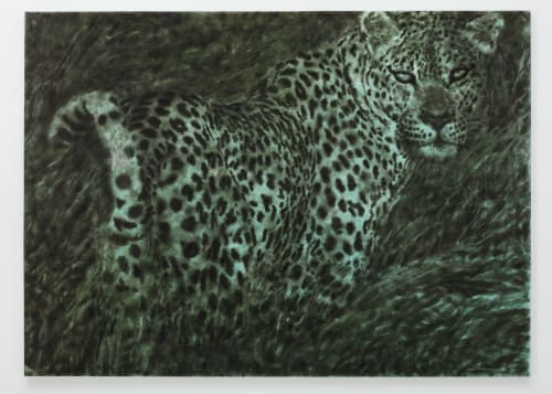 'Leopard' by Jiří Georg Dokoupil | Paintings by DSC Gallery