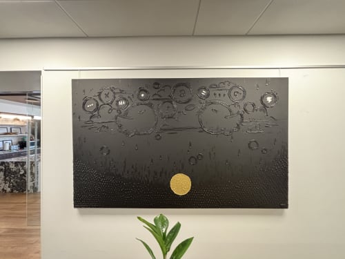 J’envoie mes prières | Oil And Acrylic Painting in Paintings by Jayarr Steiner | BMO Tower in Phoenix