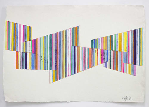Commissioned triptych for South Miami home | Mixed Media by Johanna Boccardo