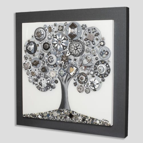 "Shades of Gray" - 20x20" | Art & Wall Decor by Cami Levin