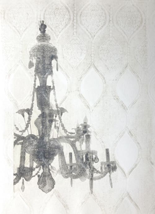 Chandelier Print VIII from Soho House Paris series | Prints by Sara J Beazley