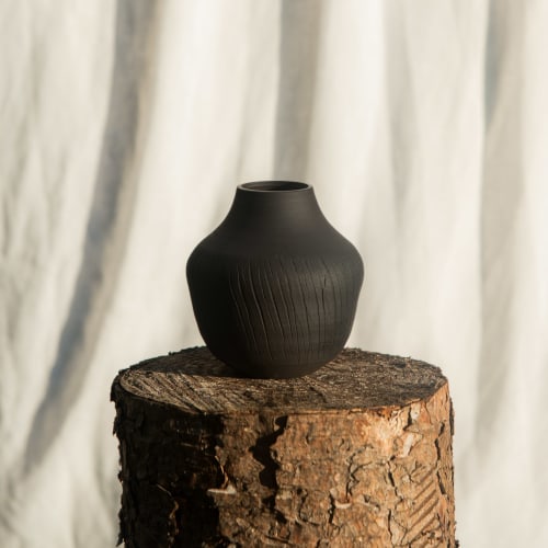 Distressed Onyx Vessel No.2 | Vase in Vases & Vessels by Alex Roby Designs