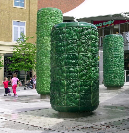 Fountain Trees | Public Mosaics by Richard Perry | Festival Square in Basingstoke