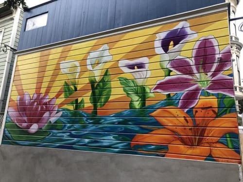 Radiant Blooms | Murals by Bryana Fleming